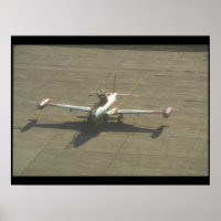 Lockheed T-33 Trainer, aterrissagem_Aeronave Milit