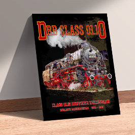 Poster Locomotiva a Vapor DRB Classe 01.10. Deutsche Reic