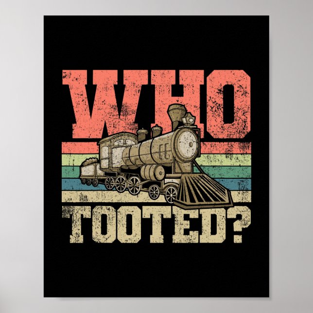 Poster Locomotiva da Estrada de Comboio (Frente)