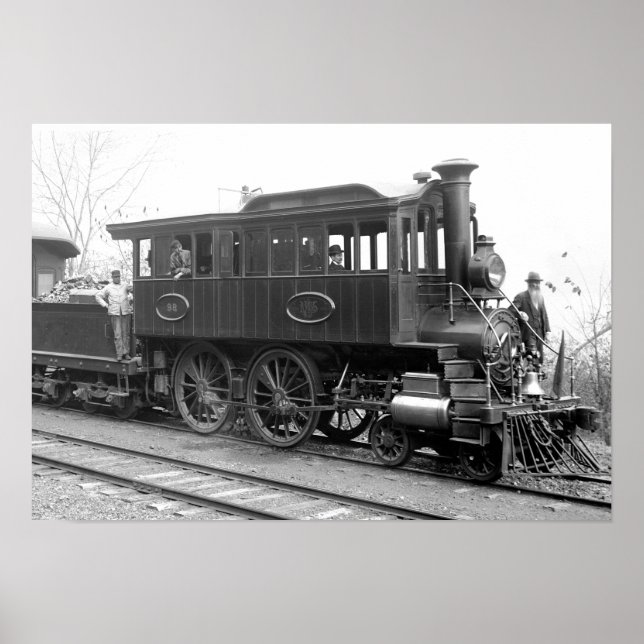 Poster Locomotiva de Inspeção a Vapor DL+ W (Frente)