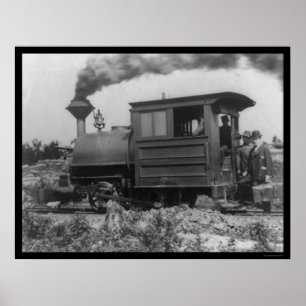 Pôster Locomotiva na Mesabi Range 1903
