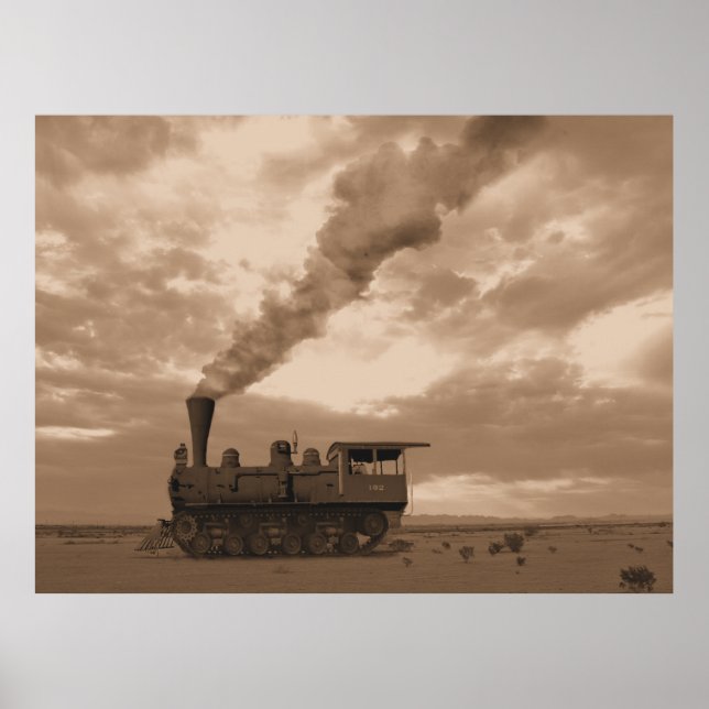 Poster Locomotiva sem Via (Frente)