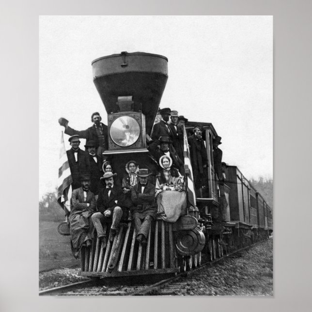 Poster Locomotive On The Baltimore and Ohio Railroad (Frente)