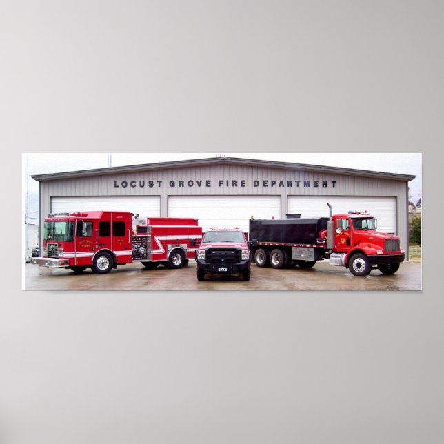 Pôster Locust Grove Fire Department (Frente)