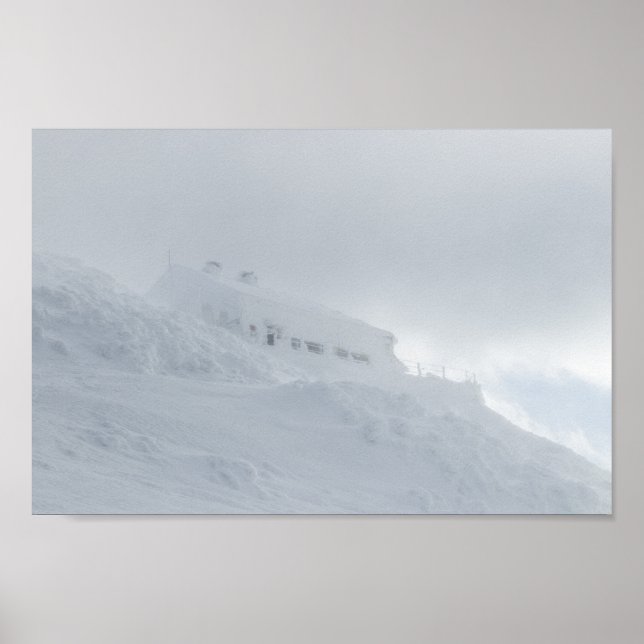 Poster Lodge Draga Karolina no grande monte Snežnik Eslov (Frente)