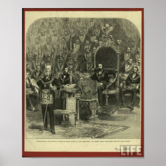 Pôster Lodge Masonic 1875