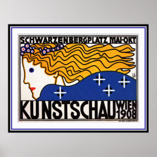 Poster Loffler: Kunstschau Wien - separação austríaca