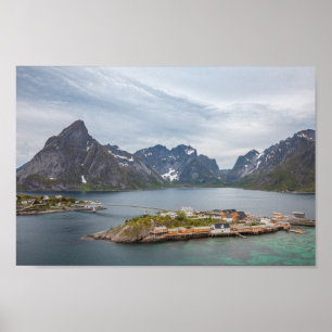 Poster Lofoten Islands Norway
