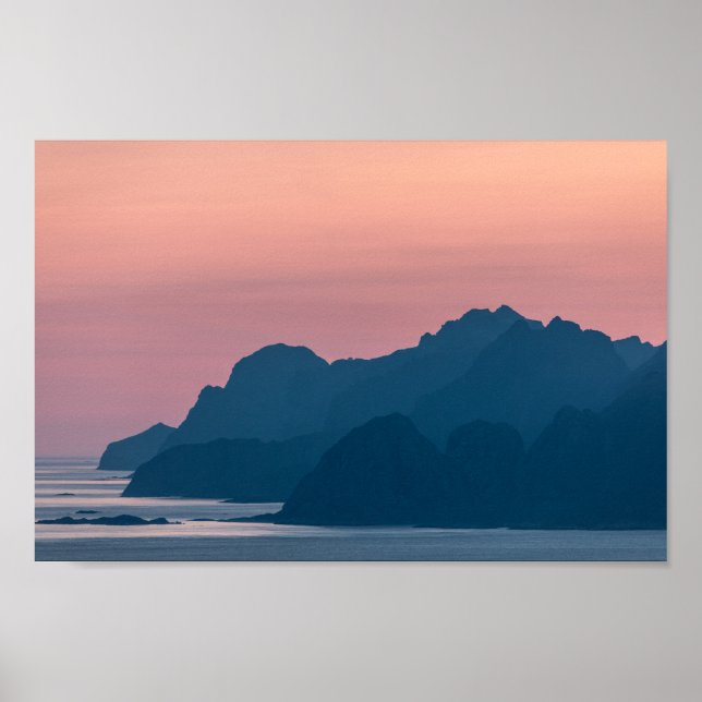 Poster Lofoten Noruega (Frente)