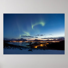 Poster Lofoten Norway Norte Lights