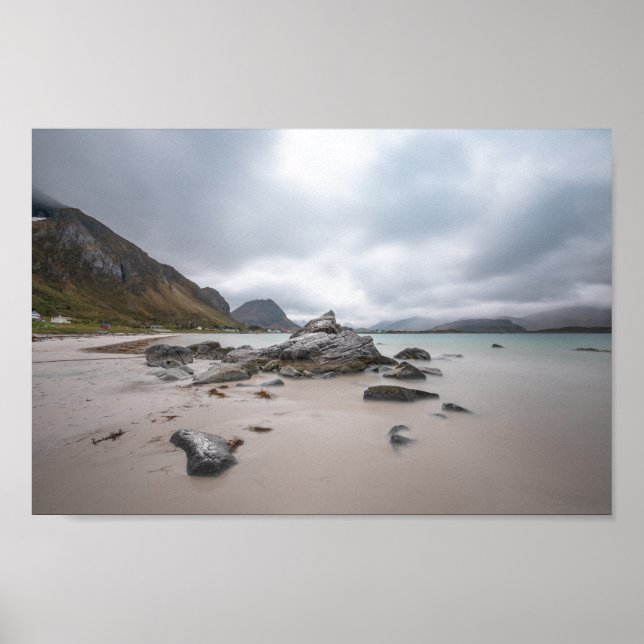 Poster Lofoten Ramberg Beach (Frente)