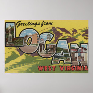 Pôster Logan, West Virginia - grandes cenas da letra