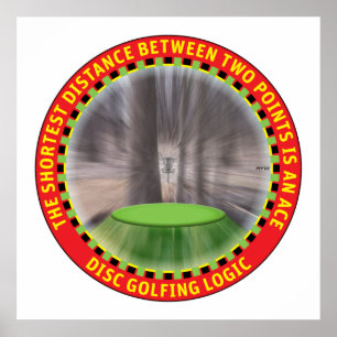 Pôster Lógica de golfe de disco nº 1