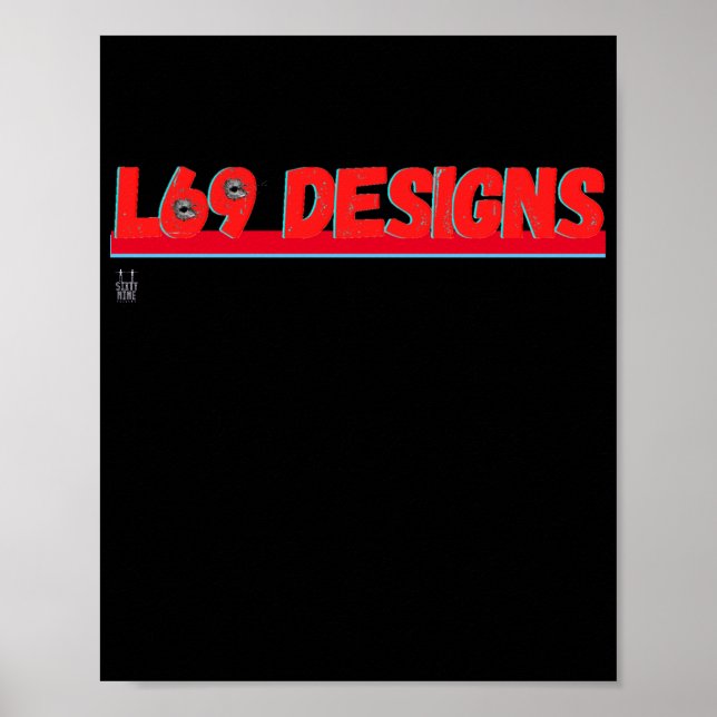 poster "LOGO L69 designs" (Frente)