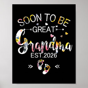 Poster Logo Ser Excelente Avó 2026 Dia de as mães Primeir