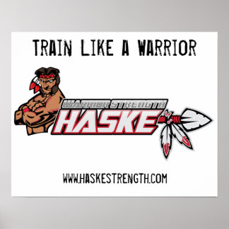 Pôster Logotipo2, www.haskestrength.com, Treinamento como