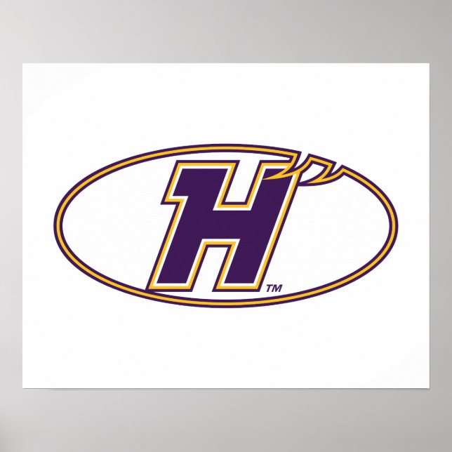 Poster Logotipo Atlético Hunter College Hawks (Frente)