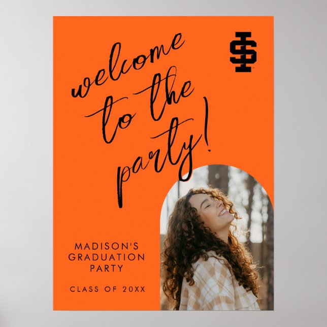 Poster Logotipo Bold Bengals da Universidade Estadual de  (Frente)