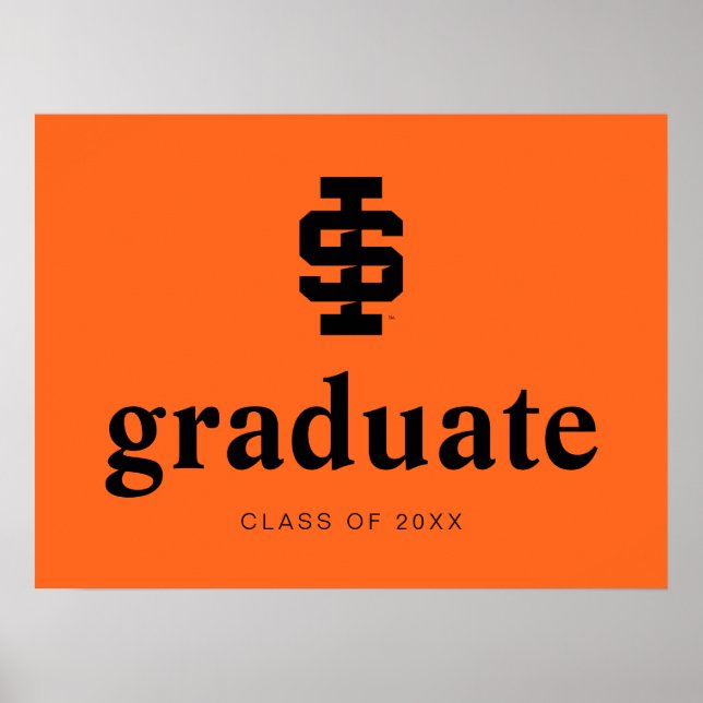 Poster Logotipo Bold Bengals da Universidade Estadual de  (Frente)