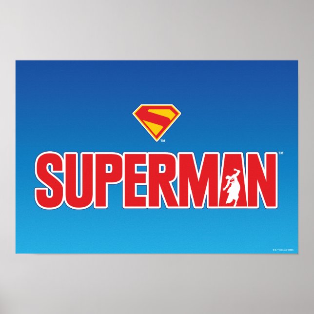 Poster Logotipo clássico do Super-Homem (Frente)
