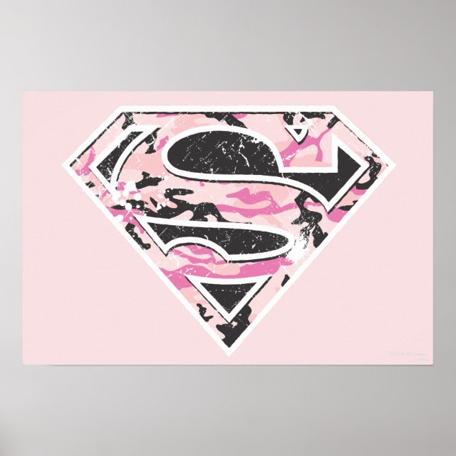 Pôster Logotipo da Camouflage da Supergirl (Frente)