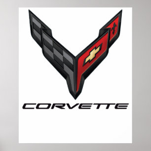 Poster logotipo da corvette2