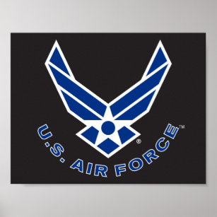 Poster Logotipo da Força Aérea - Azul