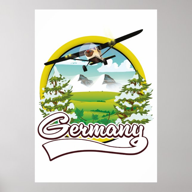Poster logotipo da Germany Travel (Frente)