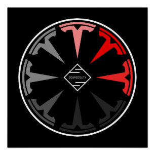 Pôster Logotipo da Tesla
