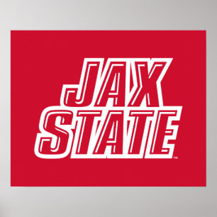 Poster Logotipo da Universidade Estadual de Jacksonville
