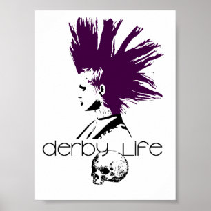 Pôster Logotipo da vida de Derby