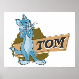 Pôster Logotipo de atitude do Tom