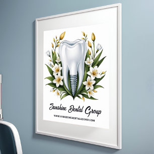 Poster Logotipo de Dentista Moderno