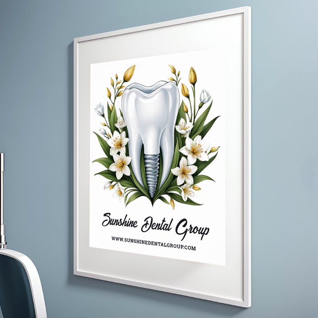 Poster Logotipo de Dentista Moderno (Criador carregado)