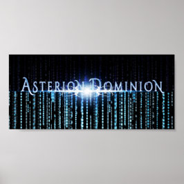 Poster Logotipo de Dominion AstCriteria (10x4.5)