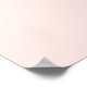 Poster Logotipo de empresa qr código instagram blush rosa (Borda)