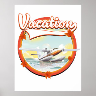Poster Logotipo de férias
