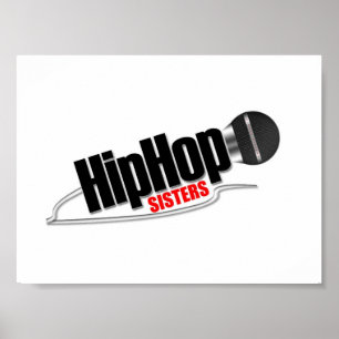 POSTER LOGOTIPO DE IRMÃS HOP HIP