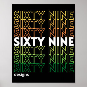 Poster Logotipo "DESIGNS SIXTININE"