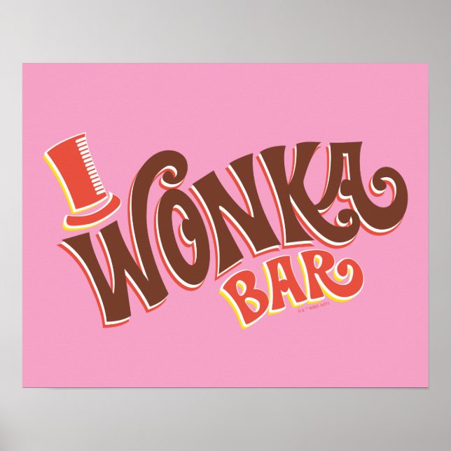 Poster Logotipo do Bar Wonka (Frente)