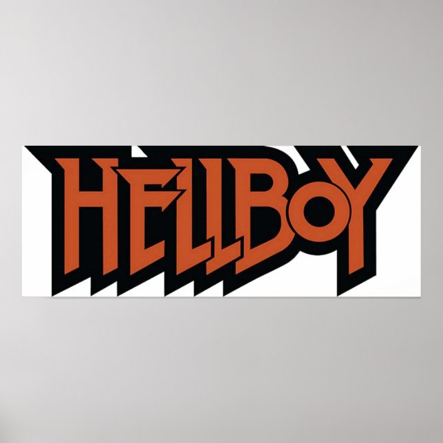 Poster Logotipo do HellBoy (Frente)