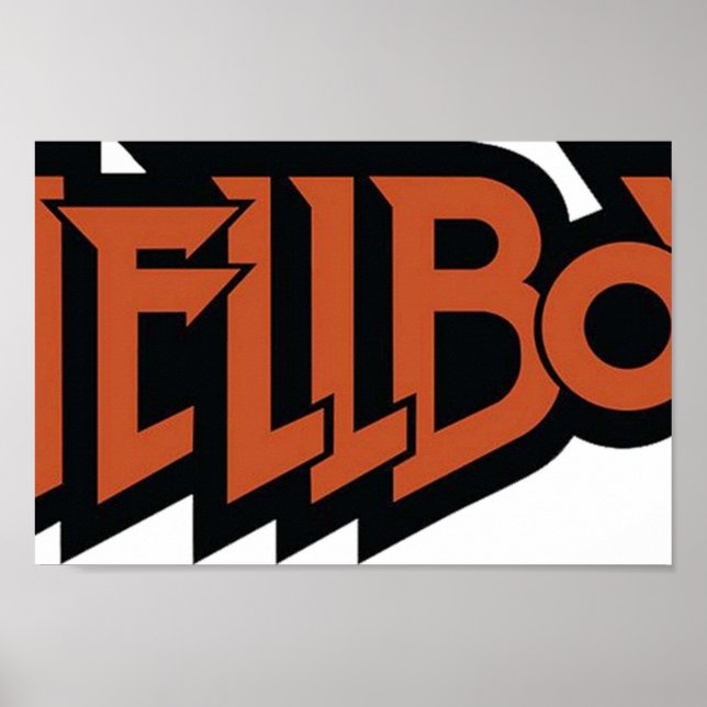 Poster Logotipo do HellBoy (Frente)