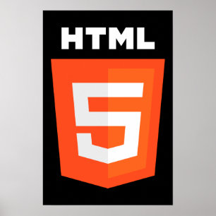 Poster Logotipo do HTML 5