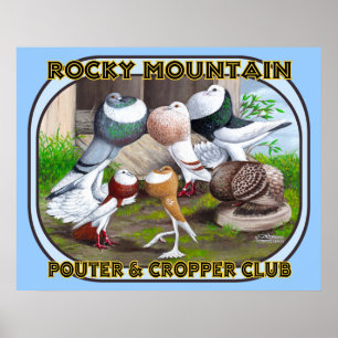 Poster Logotipo do Rocky Mountain Club