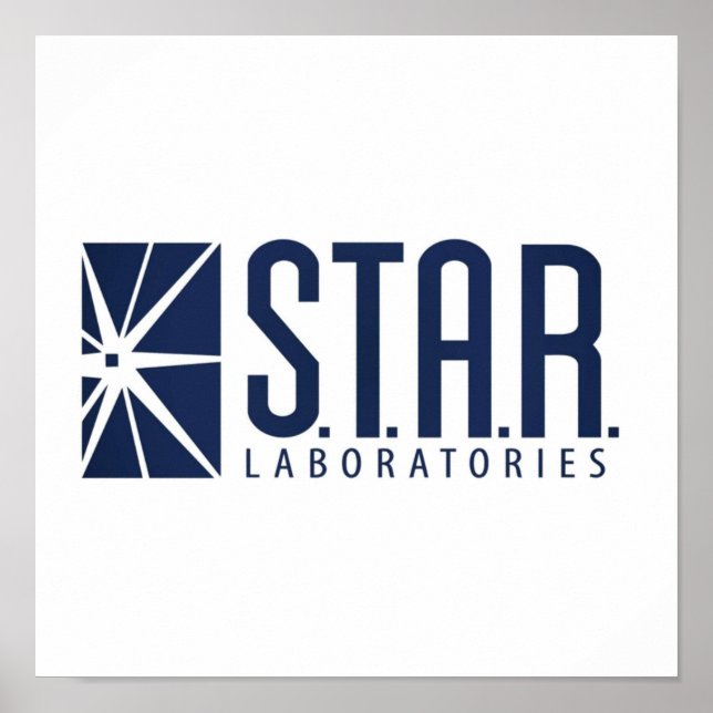 Poster Logotipo do Star Labs (Frente)