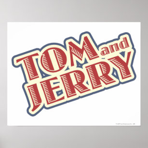 Poster Logotipo do Tom e do Jerry