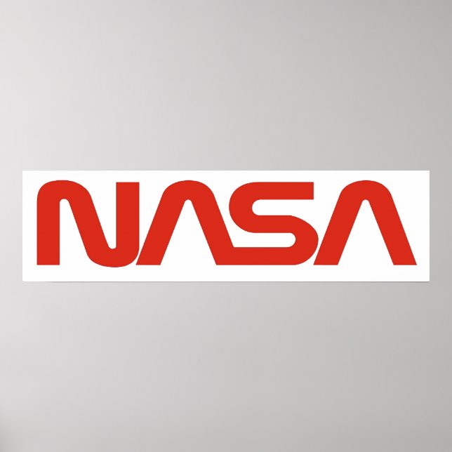 Poster Logotipo do worm NASA (Cobra) (Frente)