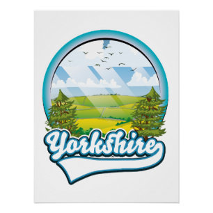 Pôster logotipo do Yorkshire Viagem