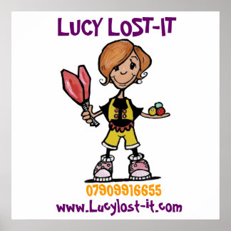 Poster logotipo em andamento, LUCY PERST-IT, www.Lucyloss