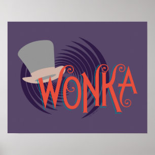 Poster Logotipo espiral Wonka